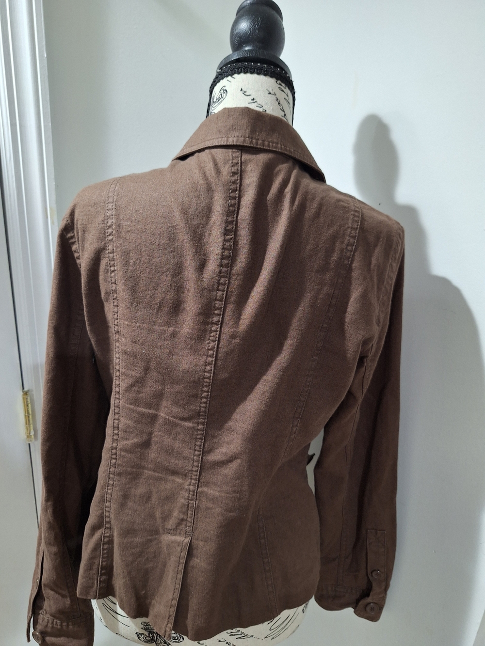 J. Crew Brown Tailored Cotton Blazer